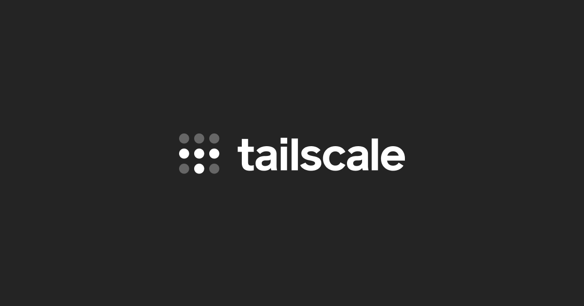 Tailscale banner
